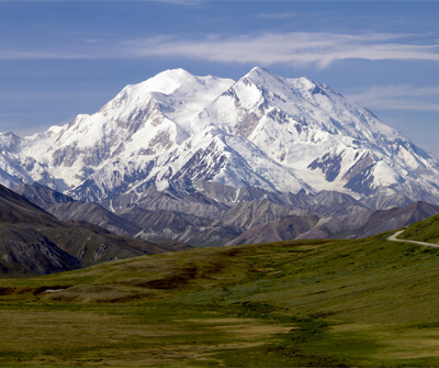 Denali, formerly known as Mount McKinley.