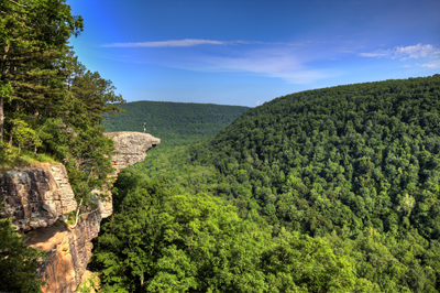 The iconic Hawksbill Crag
