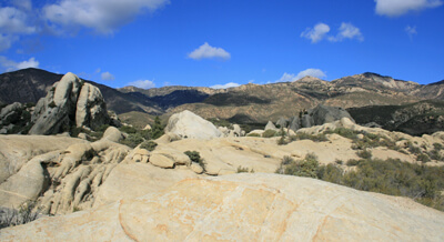 Sandstone rocks at Piedras Blancas