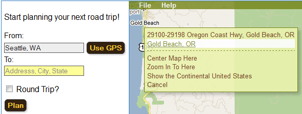 Easily plan your trips from one location to another by interacting with our map.