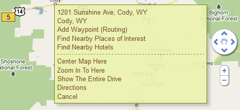 Our interactive map makes it easy to add or find new stops for your road trips.