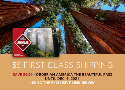 America the Beautiful with $4.99 on First Class USPS Shipping!