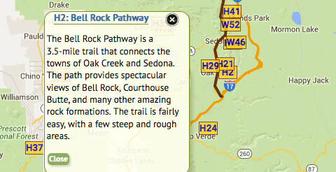 Show Hikes is a great way to find hikes along scenic drives.