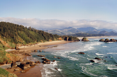 Rugged coast at Ecola State Park