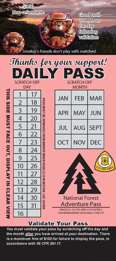 Southern California Daily Forest Adventure Pass